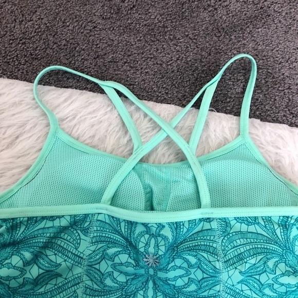 Athleta Harmonious green ombre athletic tank - Picture 3 of 9